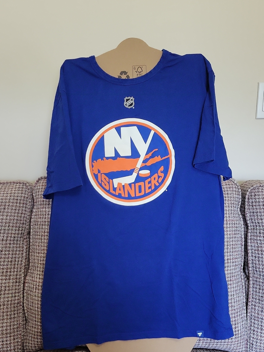 NHL New York Islanders Logo Tee - Blue & Orange